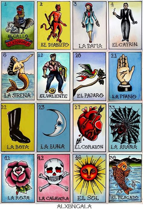 Printable single loteria cards : Loteria | Gaming tattoo, Loteria cards, Mexican art