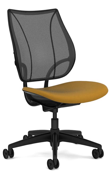 When placing your arms and elbows on the desk, they should rest at a natural angle. Humanscale Liberty Chair without Arms | Office Chairs