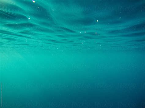 Underwater Shot Of Tranquil Ocean Surface By Stocksy Contributor Urs