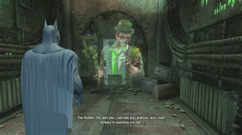 Arkham city has so much content that lets batman discover tons of the things the main story wouldn't necessarily throw out at him. Batman: Return to Arkham - Arkham City riddler hostage 2 - YouTube