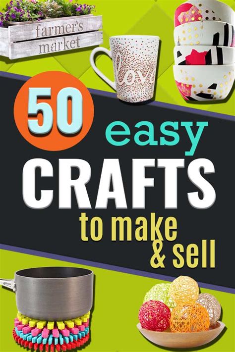 50 Easy Crafts To Make And Sell