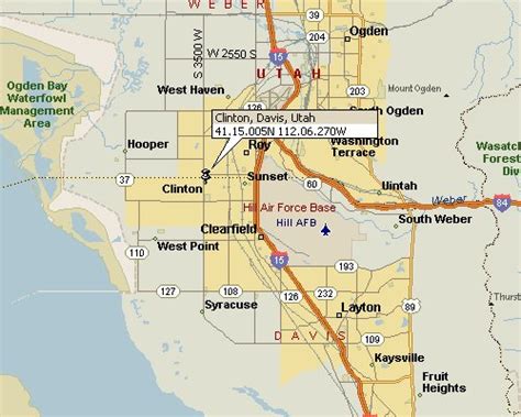 Davis County Utah Map Campus Map