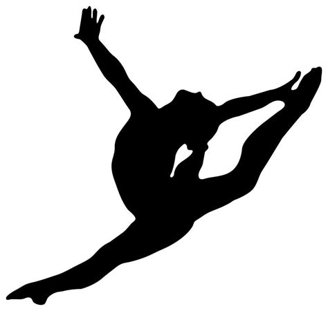 Free Gymnastics Silhouette Cliparts Download Free Gymnastics