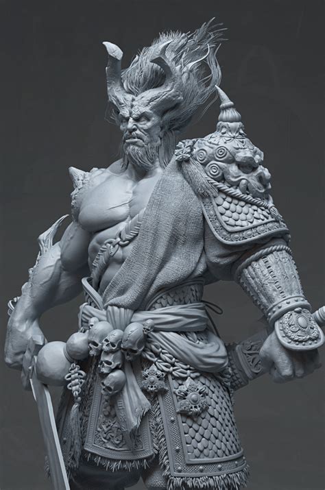 Du Showwhy And Yang Qi Concept Art In Zbrush Animation