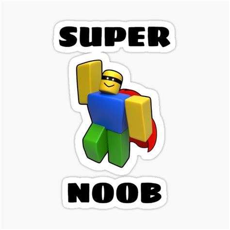 Super Noob Sticker By Theresthisthing Redbubble