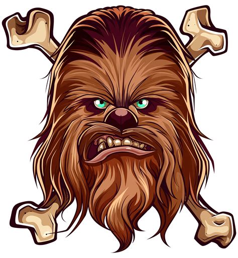 Ggarghh‬ Chewbacca Illustration By Juan Villamil Illustration