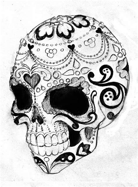 Mexican Sugar Skull Drawing At Getdrawings Free Download