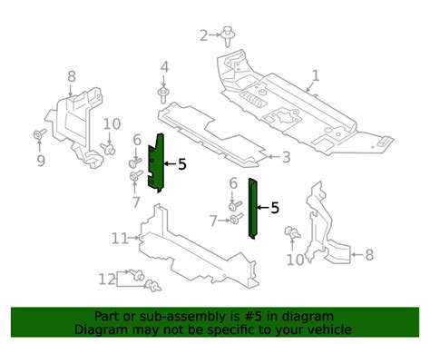 2019 2023 Ford Ranger Inner Shield Drivers Side Lh Kb3z 19e671 B