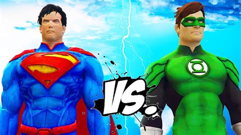 Superman Vs Green Lantern Corps