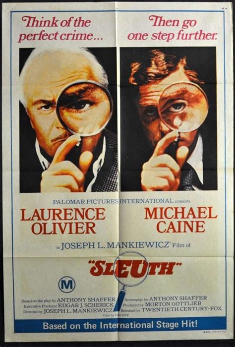 All About Movies Sleuth Poster One Sheet Michael Caine Laurence Olivier Joseph L Mankiewicz