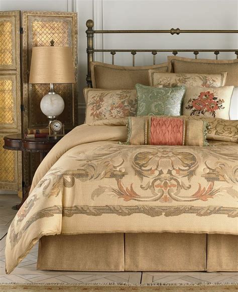 A standard king size mattress is 76 inches by 80 inches, the widest of all standard bed sizes while staying the same length as a queen. Croscill Normandy King Comforter Set - Bedding Collections ...
