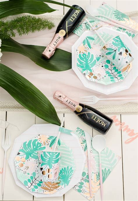 Tropical Bridal Shower Inspiration Details