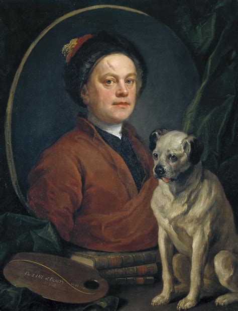 Le Peintre Et Son Dogue De William Hogarth