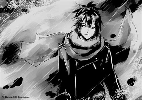 Anime Black And White Boy Cool Image 536776 On