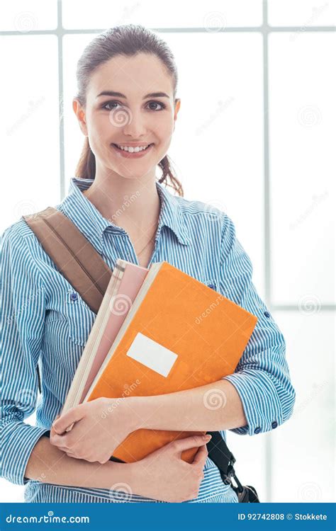College Student Portrait Stock Photo Image Of Learning 92742808