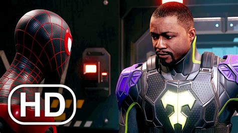 Spider Man Miles Morales Meets Prowler Scene Hd Youtube