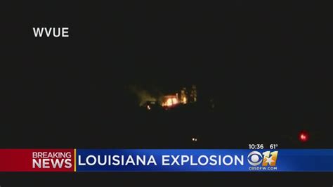 Oil Rig Explodes In Louisiana Lake Injuries Reported YouTube