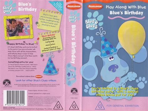 BLUES CLUES BLUES BIRTHDAY VHS VIDEO PAL A RARE FIND EBay The Best Porn Website