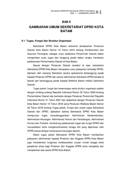 2 Bab Ii Gambaran Pd Perubahan Renstrapdf Docdroid