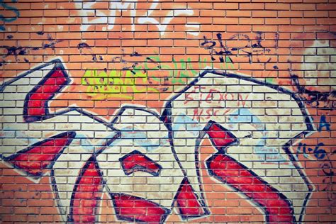 Imagen Gratis Pared Ladrillos Graffiti Abandonado Vandalismo