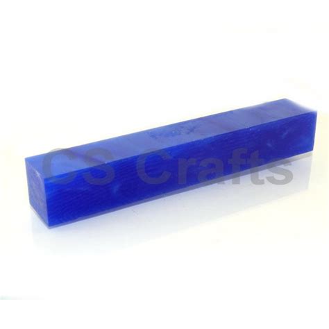 Acrylic Pen Blank With Blue With Pearl Effect Effect