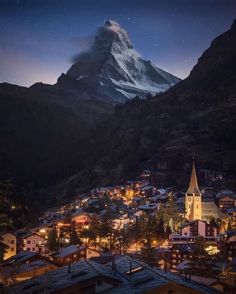 Michael Sidofsky On Instagram The Mighty Matterhorn During Twilight