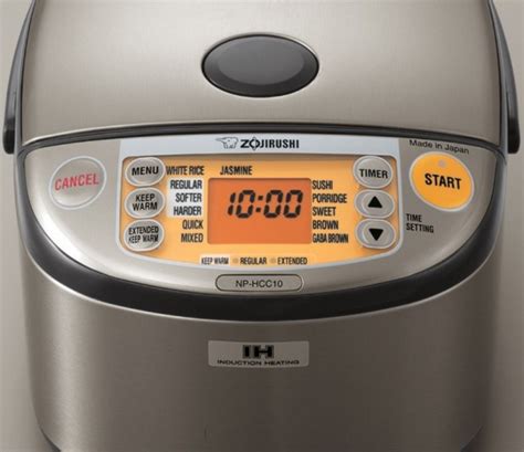 Zojirushi Np Hcc Cups Induction Heating System Rice Cooker And