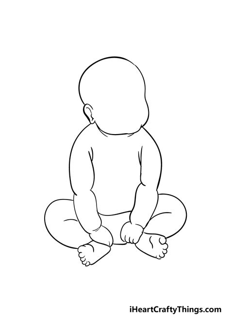 Baby Drawing How To Draw A Baby Step By Step