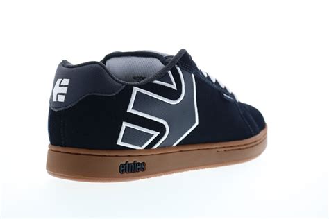 Etnies Fader Mens Blue Suede Low Top Lace Up Skate Sneakers Shoes