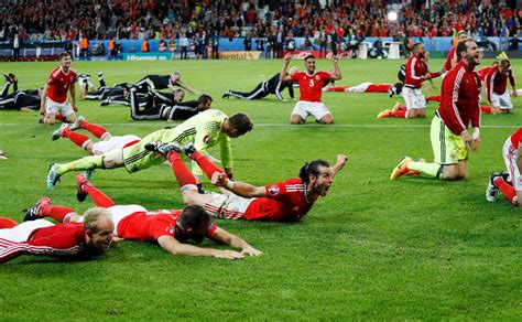 Covering wales international and women's football. PsBattle: Wales Football Team Celebrating : photoshopbattles