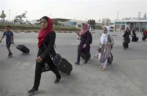 Afghan Girls Robotics Team Arrives In Us Just In Time Wtop News