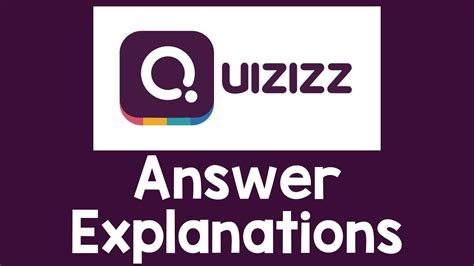 Quizizz Answer Explanations Quizizz Features 2020 Youtube