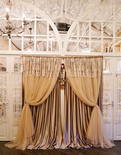Romantic Brown 2 Layer Curtains For Living Roomfor Etsy