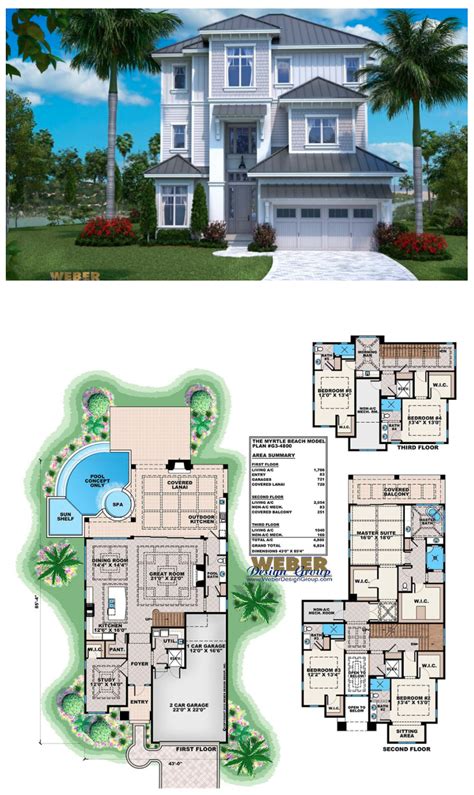 3 Story Beach House Plans House Design And Styles