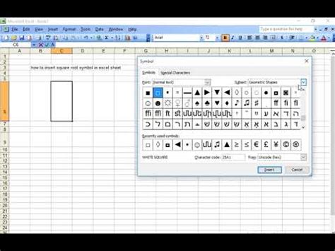 Learn how to find the square root of a number in microsoft excelusing the function 'sqrt', excel will calculate the square root of a number for you. How to insert Square Root Symbol in MS Excel - YouTube