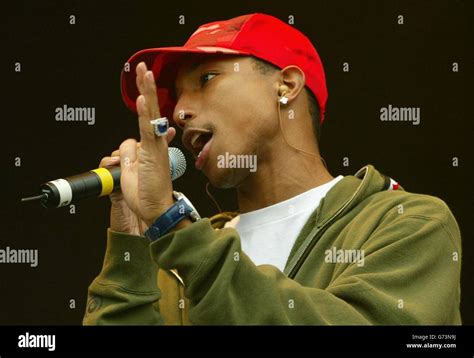 Lead Singer Pharrell Williams Of Nerd On The Nme Stage During The