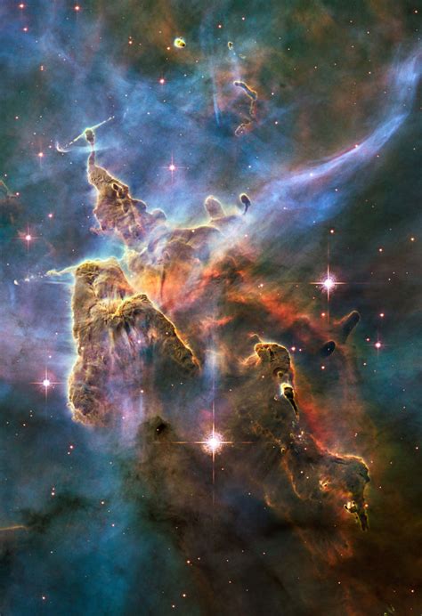 Landscape In The Carina Nebula