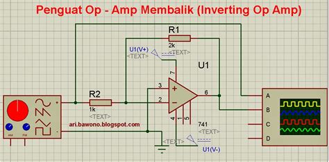 Elektronika Dan Mikrokontroler Praktek Simulasi Penguat Op Amp