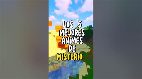 Top 5 Animes De Misterio Youtube