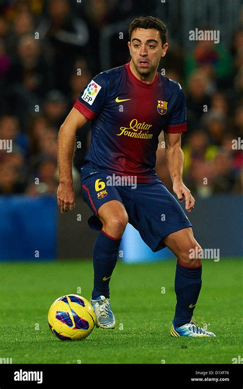 Xavi Hernandez (FC Barcelona), during La Liga soccer match between FC