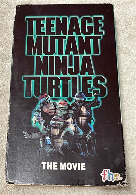 Teenage Mutant Ninja Turtles The Movie Vhs 1990 Fantasy Movie Ebay