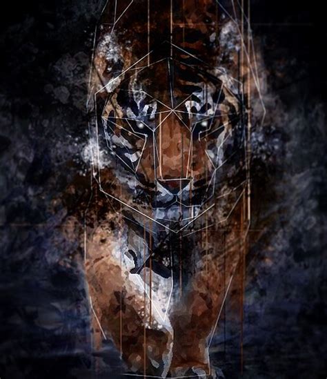 Tiger Illustration Adobe Photoshop On Behance