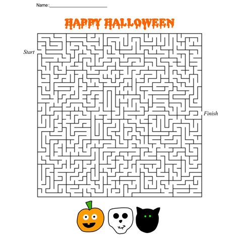 15 Best Printable Halloween Mazes And Puzzles Pdf For Free At Printablee