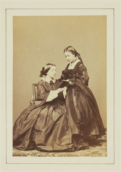 Princess Helena With Miss Bauer May 1860 In Portraits Of Royal