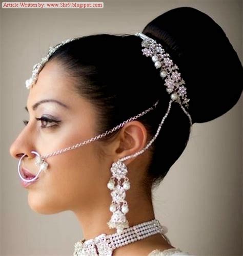 Pakistani Bridal Hairstyles 2014 2015 For Walima Party And