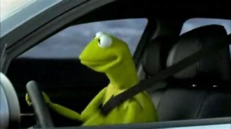 Kermit Driving Meme Meme Generator