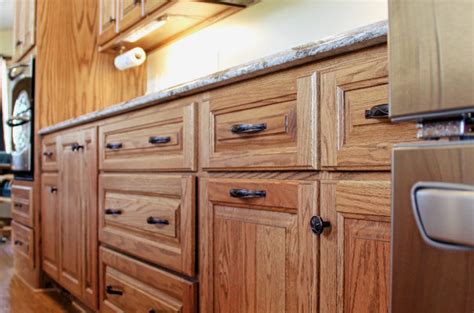 U shape 10′ x 10′ x 10′ (18 cabinets) $3,587.00. Custom Red Oak Kitchen With Cambria Quartz - Conneaut Lake, PA - Fairfield Custom Kitchens