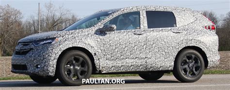 Spied 2017 Honda Cr V First Pics Of Next Gen Suv 2017hondacr V6