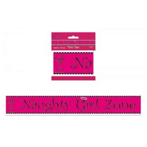 Hens Party Hot Pink Naughty Girl Zone Party Tape