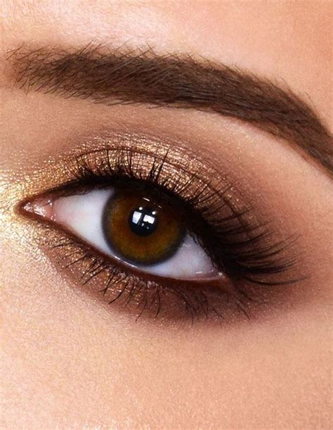 Bronze Eye Makeup Look Trendy And Gorgeous